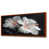 Toile avec cadre flottant brun