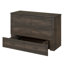 Grand lit escamotable style ferme avec station de charge, lit plateforme pliable avec grand tiroir de rangement pour chambre d'amis, petite chambre-72655660