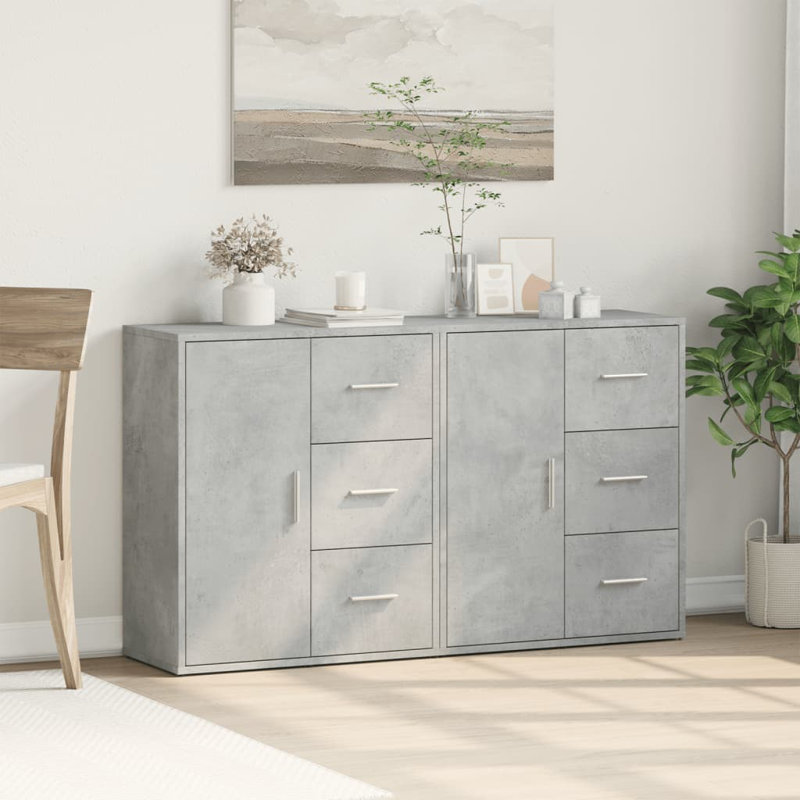 Oplis 60cm Sideboard, Concrete Grey
