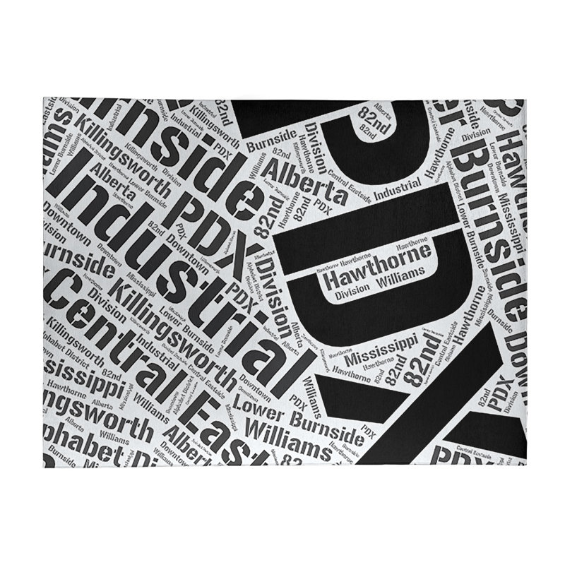 Tapis de zone noire à tissage plat poils longs, Rectangle 9 pi x 12 pi