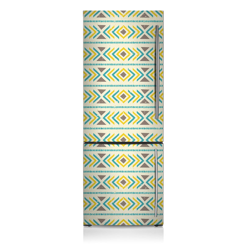Abstract Non-Wall Damaging Door Decal
