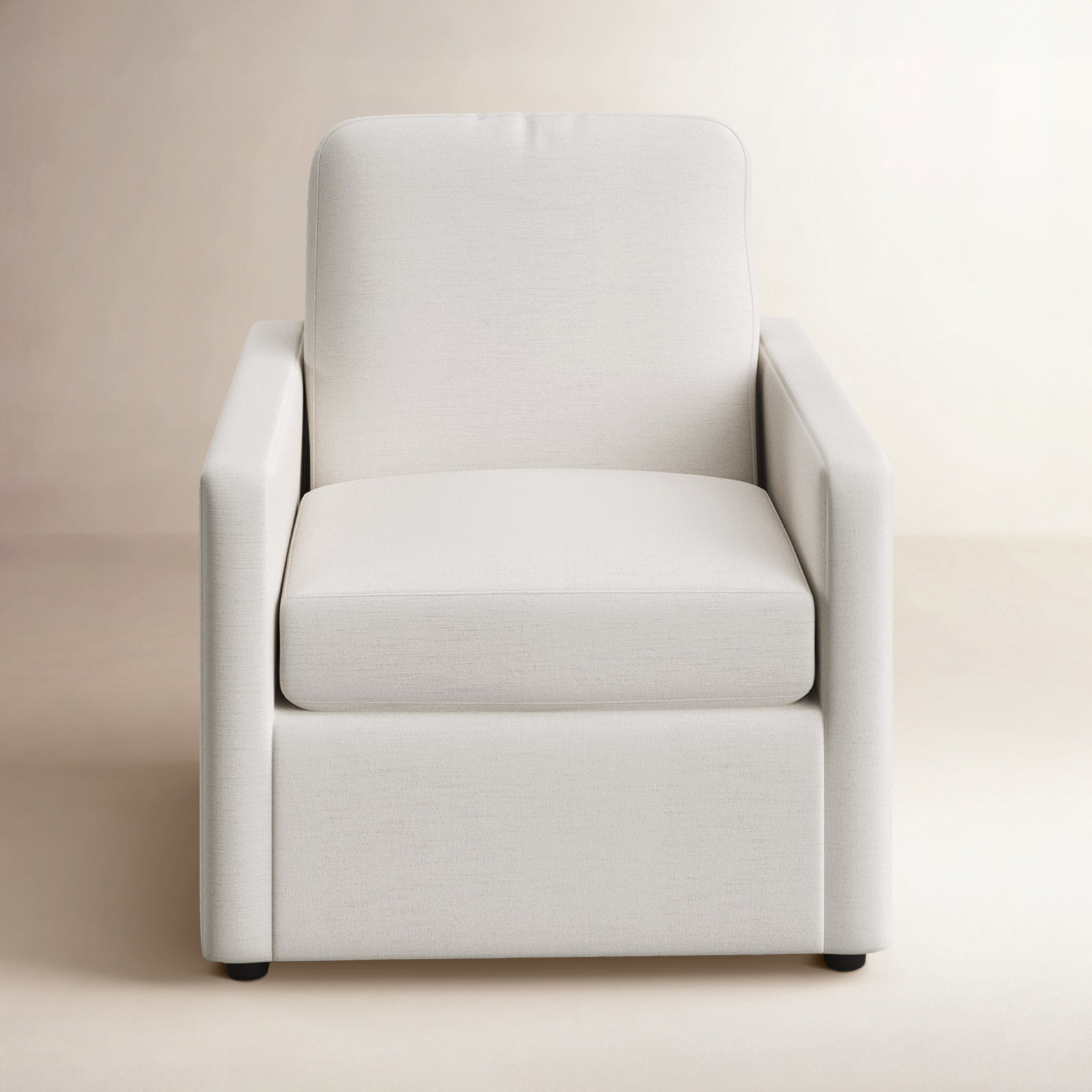Savannah Upholstered Armchair, Nomad Snow Crypton® Chenille