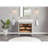 36" Solid Wood Sink Vanity  With 1' Artificial Stone Top-366990466