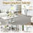 4 - Piece Faux Marble Top Living Room Table Set-110985222-110985224