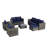 5 Piece Outdoor Patio Sectional Couch Sofa Conversation Furniture Sets with Chair,  Glass Top Coffee Table & Cushion,Sectional Sofa, Loveseat-1626584605