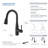 Bari Pull Down Single Handle Kitchen Faucet-73243925