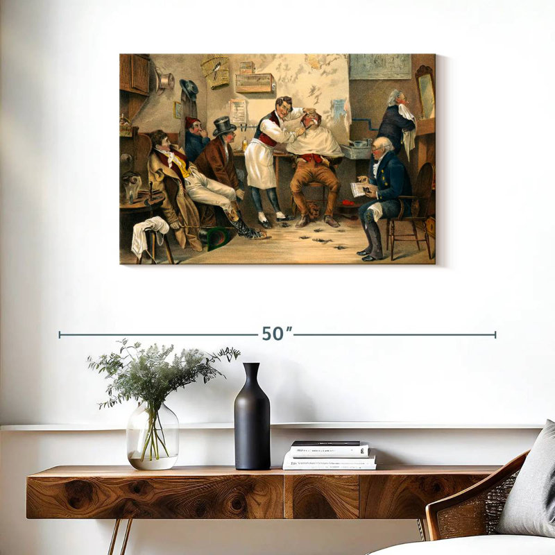 Shuttleworth Barbershop Shave 1885, 24" H x 36" W