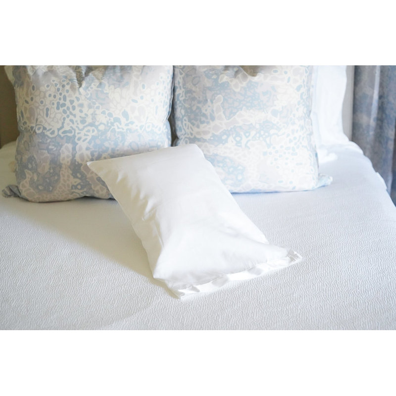 Taie d'oreiller en satin de coton, Blanc