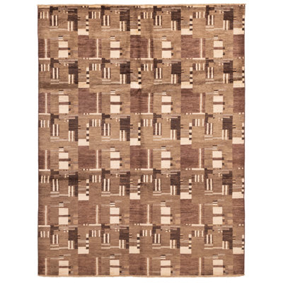 Peshawar Ziegler Brown Rug 8'0" x 10'4"