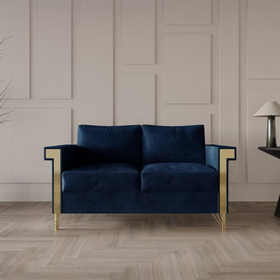 Snaresbrook Fabric 56.30'' Reception Loveseat