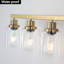 Illuminations époustouflantes en fer brillant pour les salles de bain chics
