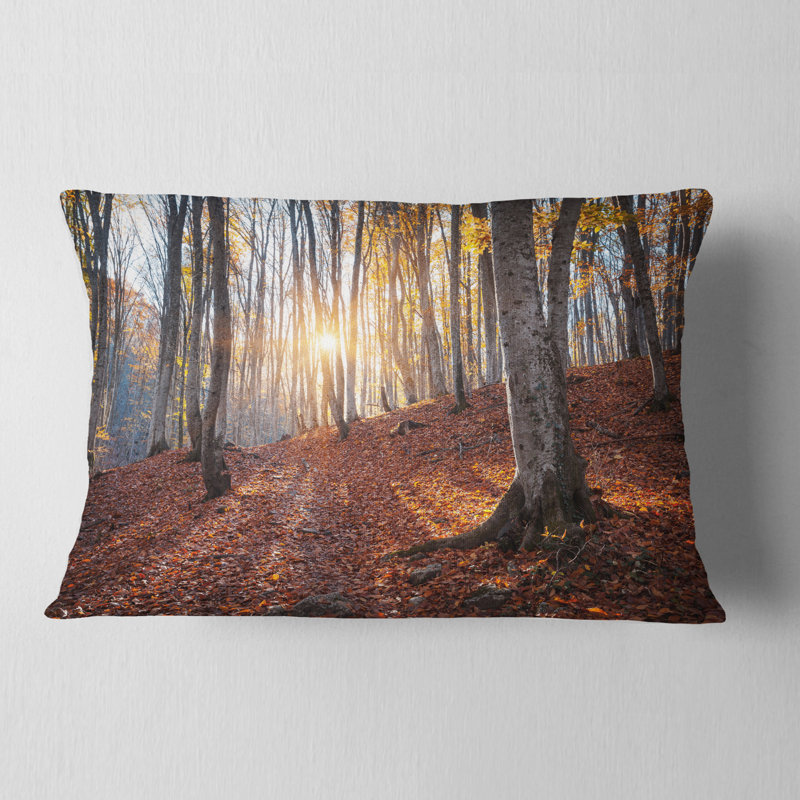 Coussin lombaire paysage arbres de Crimée