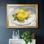 «Lemons on a Plate I», reproduction d'art sur toile simple-63763343-63763340