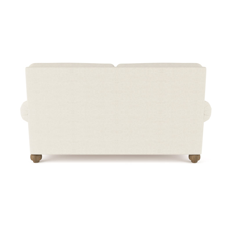 Leroy Loveseat, Oyster Linen, 36" H x 60" W x 49" D