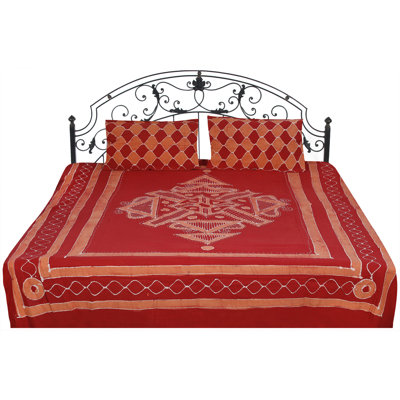 Cotton Blend Checkered Coverlet
