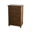 Ensemble de chambre à coucher 4 pièces avec un grand lit, 2 tables de chevet et une commode 5 tiroirs-1896318481