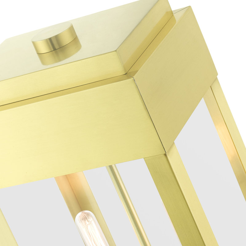 Transparent Lantern Head, Satin Brass