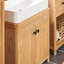 Dennes 60cm Single Bathroom Vanity Base Only in Natural