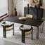 Table de salle à manger en bois massif durable-1869666244