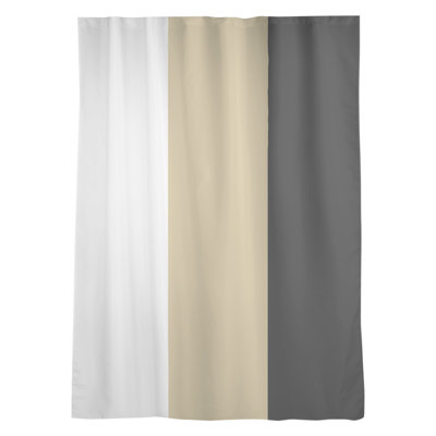 Stripes Sheer Rod Pocket Single Curtain Panel