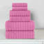 Ensemble de 6 serviettes de bain en velours côtelé de luxe Elegant Comfort-129191360