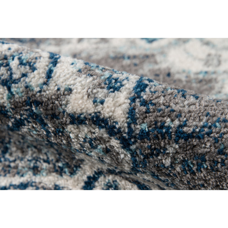 Tapis oriental gris St. Nicholas, Rectangle 9 pi 3 po x 12 pi 6 po