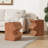 Set of 2 Rectangular MGO Nesting Side Tables