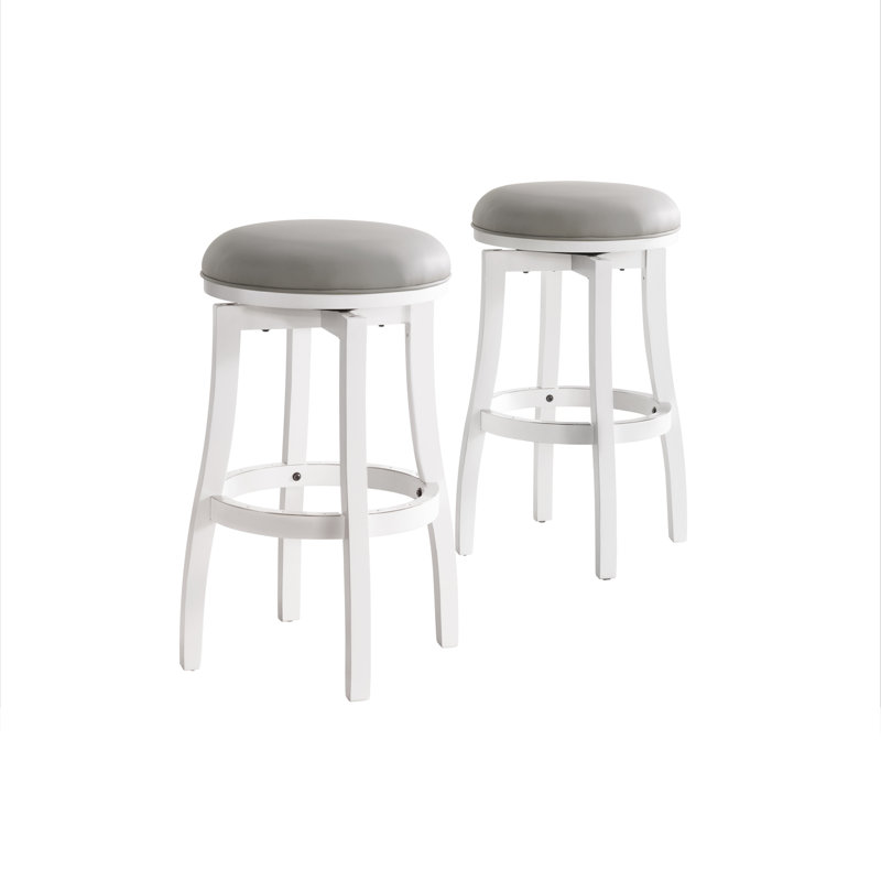 Tabouret pivotant rond à hauteur de comptoir Ellie, 2, Tabouret de bar (siège d'une hauteur de 30 po)