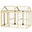 Poulailler en bois, poulailler spacieux pour 1 à 3 poulets, cour extérieure, ferme, combinable avec perchoirs et portes, peinture de revêtement