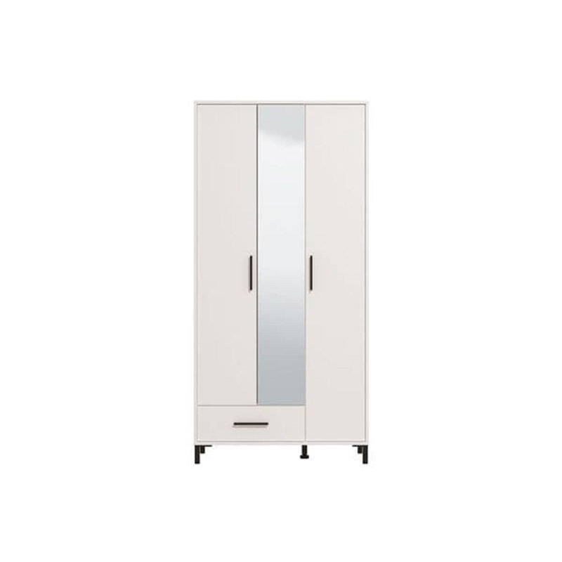 3 Door Manufactured Wood Wardrobe