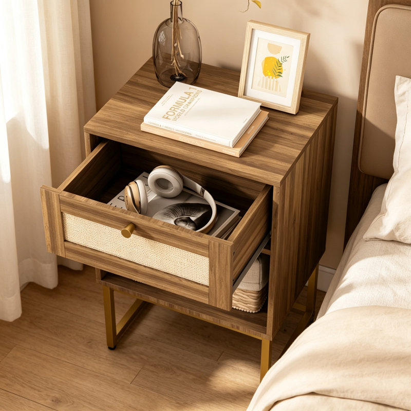 40 cm W Bedside Table