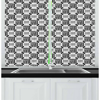 Patchwork Tailored Kitchen Curtain