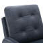 Chaise d'appoint et repose-pieds rembourrés
