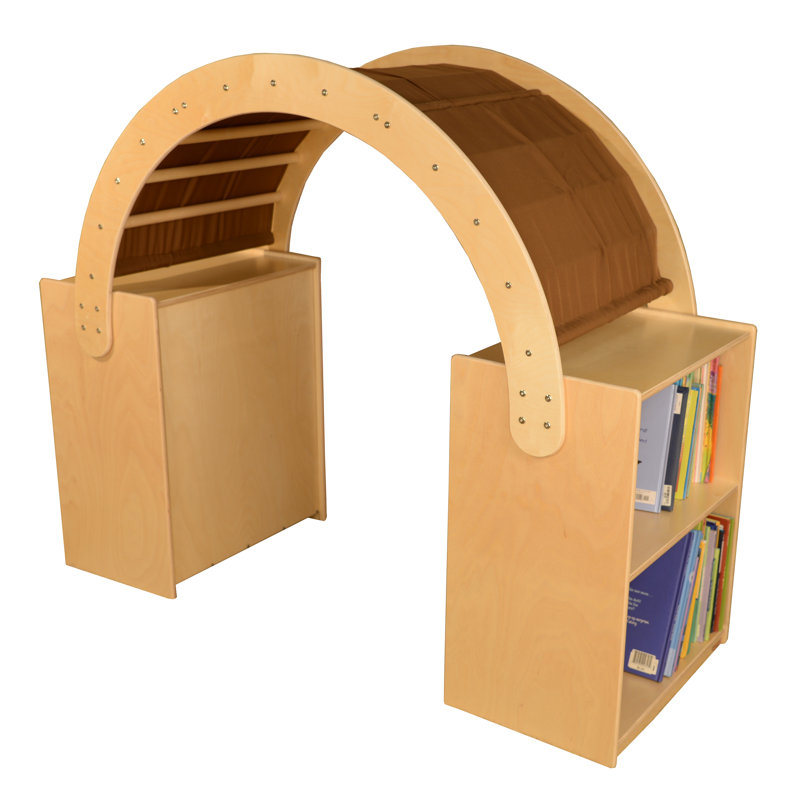 Lit de hideaway avec rangement, Brun