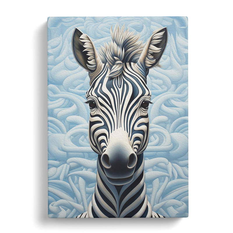 Zebra Surrealism - No Frame Print, 60cm H x 40cm W x 3cm D