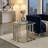 Roddy Glass Top End Table
