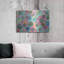 Art mural en métal Luxe Flor Art2 par Noemi Ibarz, 36 po x 24 po