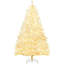 Arbres de Noël artificiels blancs faciles à installer, base en acier, décoration intérieure moderne