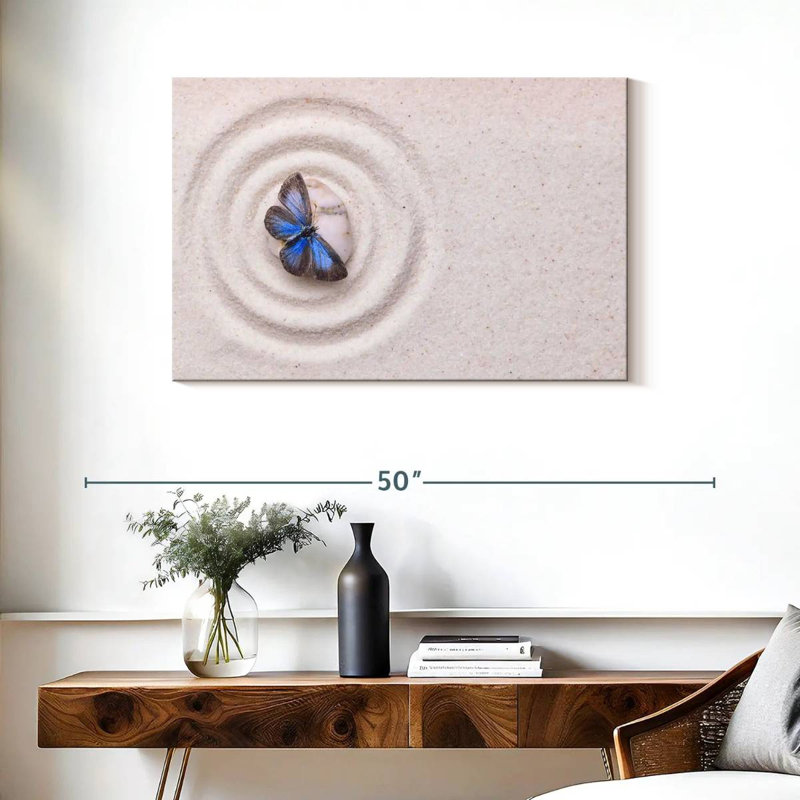 Brampt Zen Garden Butterfly, 24" H x 36" W