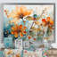 «Peach Transparent Botany Floral Elegance - Plants», reproduction d'art sur toile-506908683-506908686