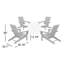 POLYWOOD x 5 Piece Multiple Chairs Seating Group-91895221