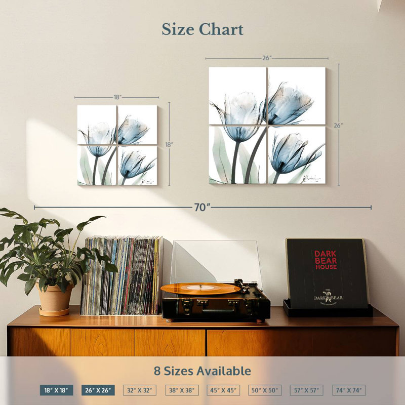 Tulipes Harnek Glacier I, H 18 po x l 18 po