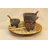 Brown Snakeskin Lazy Susan 