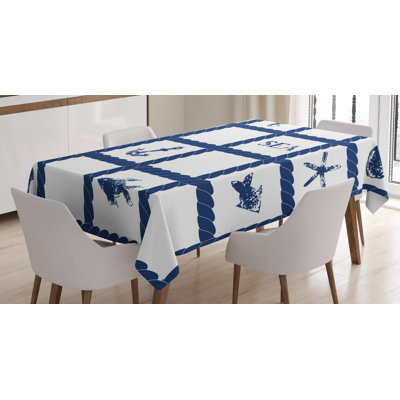 Yacht Vessel Rope Used as Frame Tablecloth