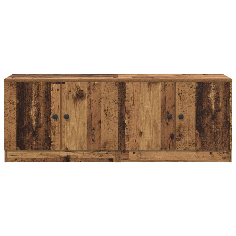 66cm W Composite Bedside Table, Old Wood