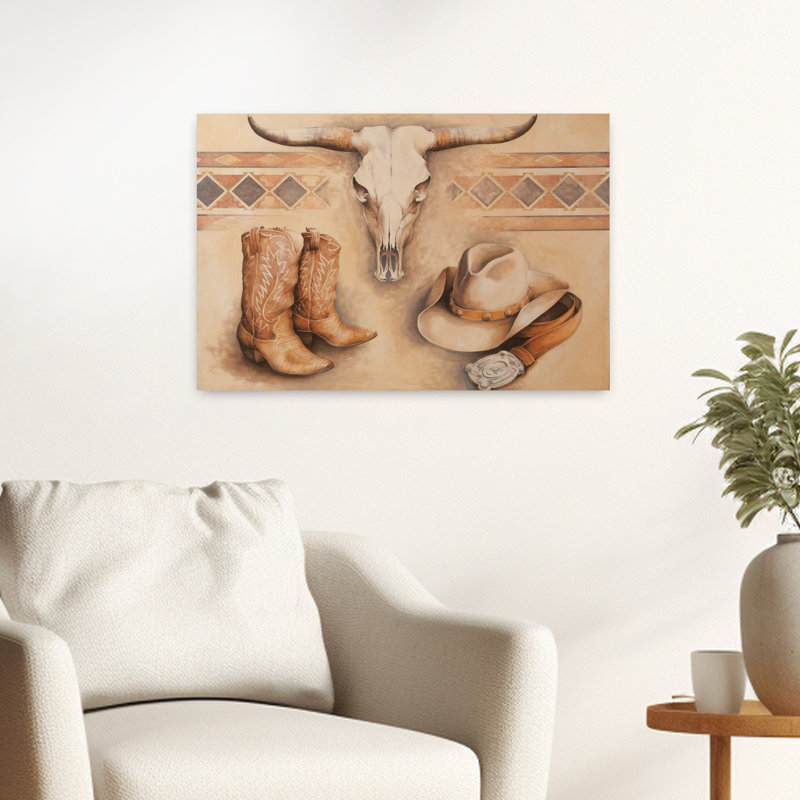 Rodeo Rebels, art contemporain abstrait, H 24 po x l 16 po