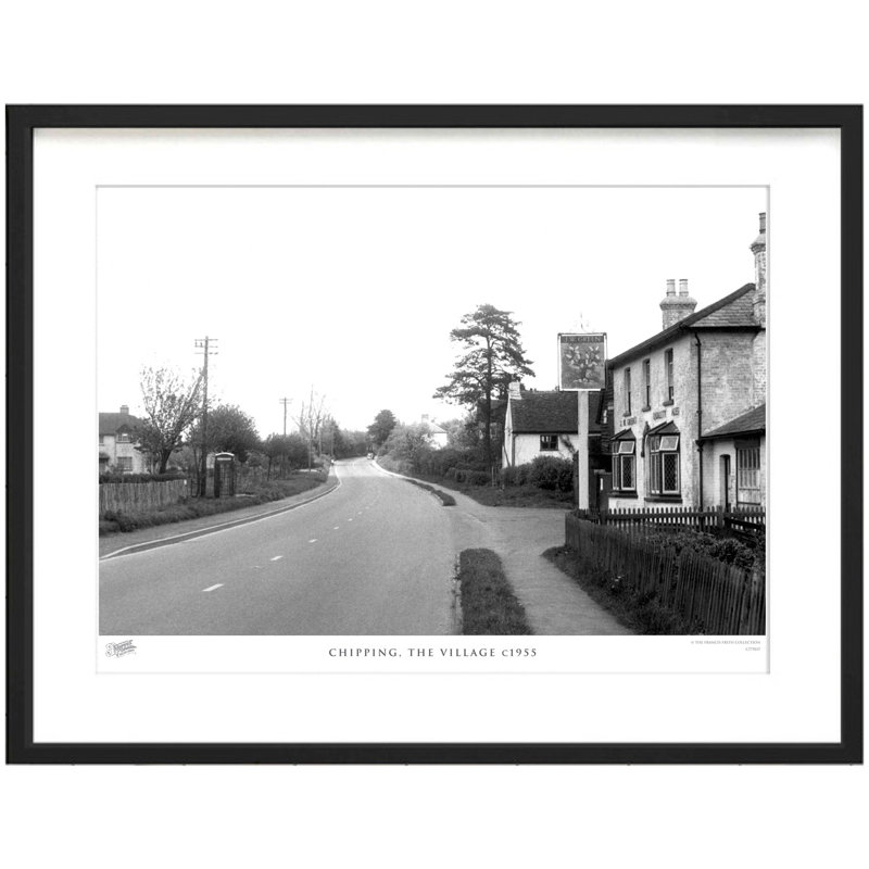 Chipping, The Village C1955 by Francis Frith - Single Picture Frame Print, 28cm H x 36cm W x 2.3cm D