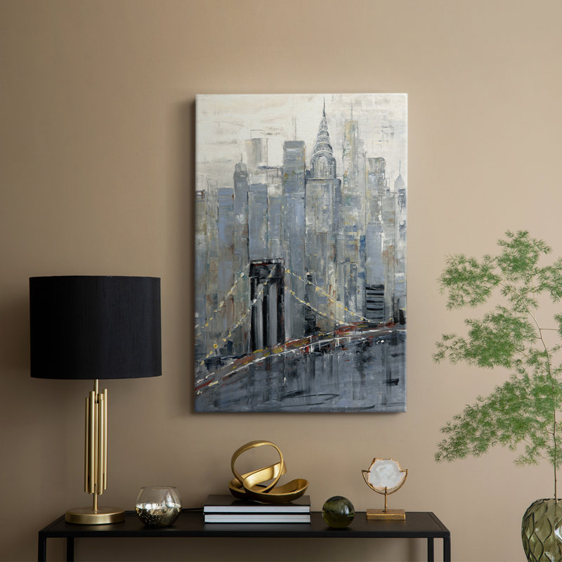 Midtown matin - Cavas enveloppés de galerie, H 48 po x l 32 po