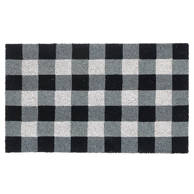 Tapis de porte Coir Buffalo blanc