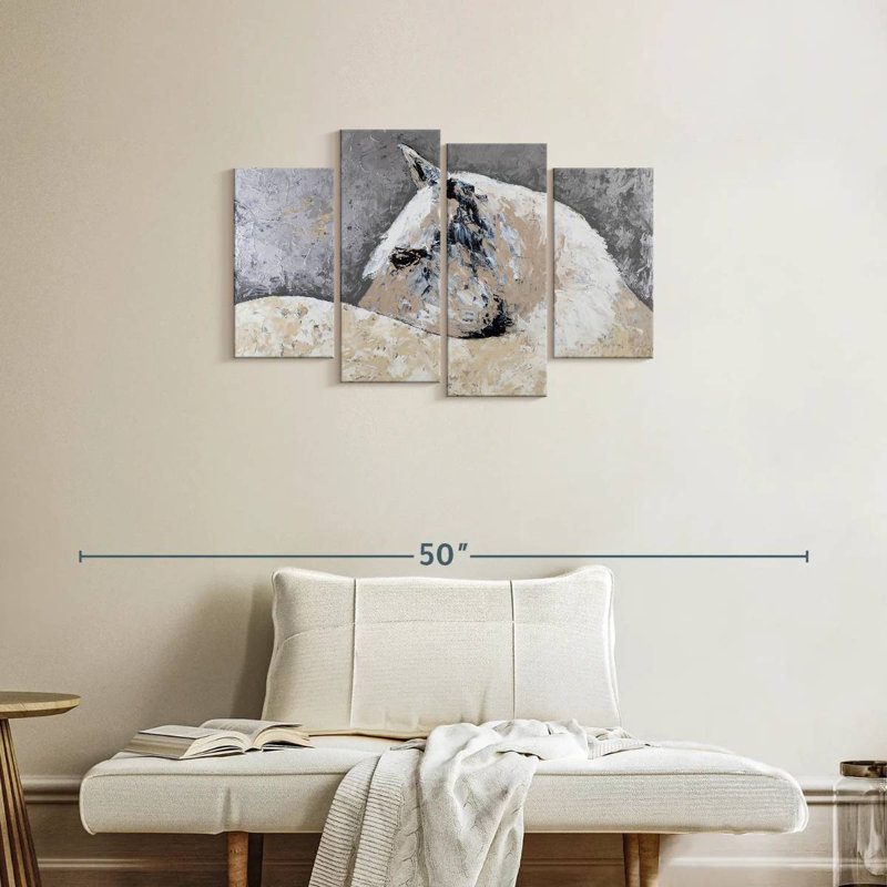 Beauté blanche Brampt, H 22 po x l 36 po